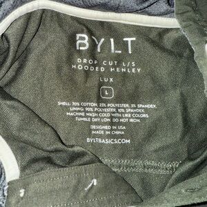 BYLT Henley Green Sweatshirt